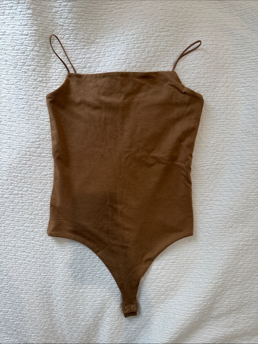 Banana Republic Brown Spaghetti-Strap Bodysuit
